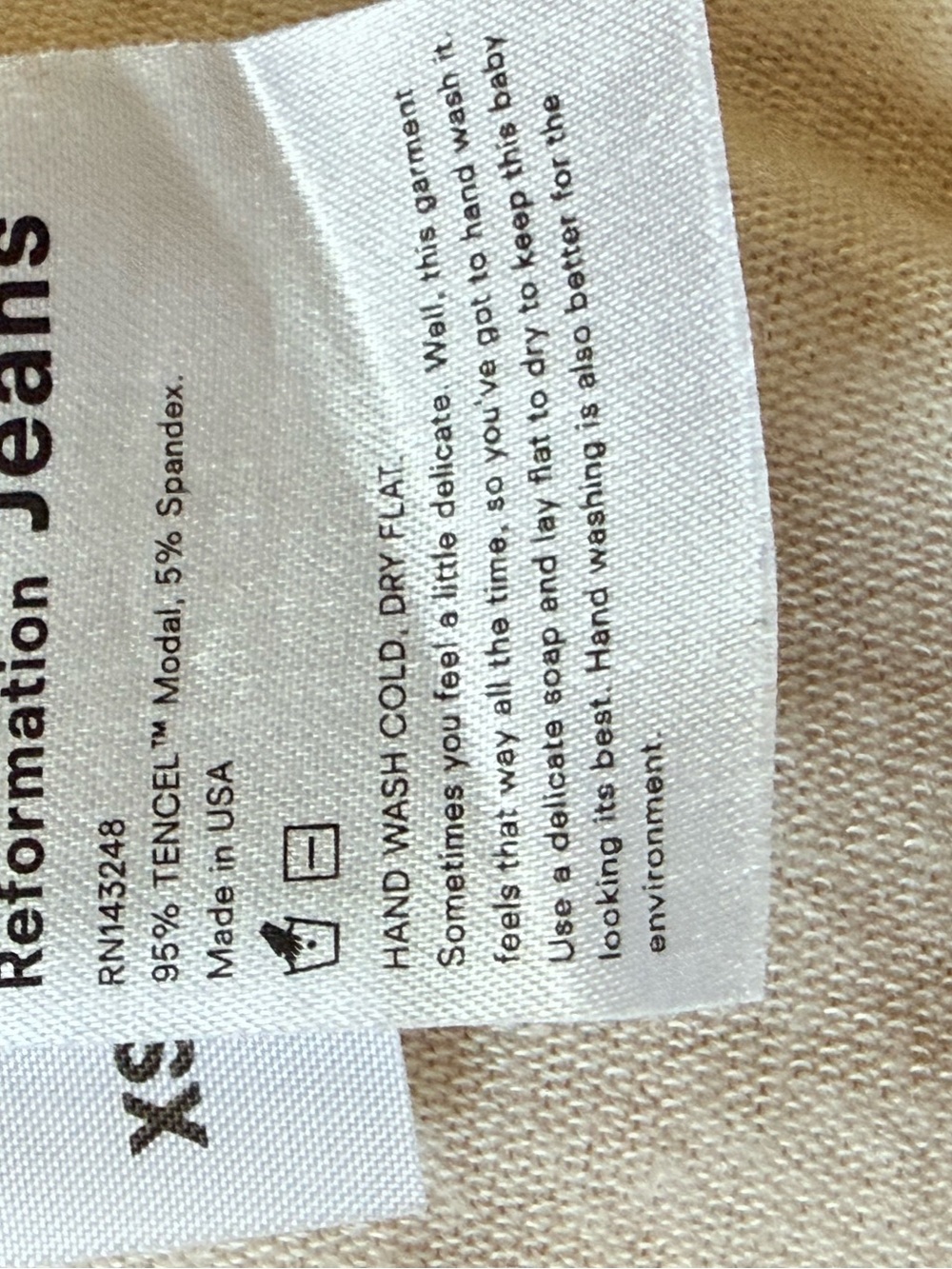Reformation Jeans Mock Neck Long-Sleeve Top - Picture 5 of 7